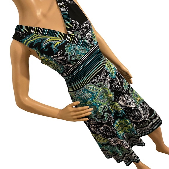 RABBIT RABBIT RABBIT DESIGNS PAISLEY DRESS  SZ 8 - Picture 4 of 16